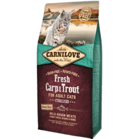 كارنيلوف وجبة غذائية للقطط سمك الشبوط والسالمون ال...