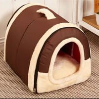 بيت قطط على شكل حقيبة متنقلة - بني سادة احجام متعد...