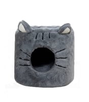 كوخ الارنب من القطيفة - سرير قطط وحيوانات اليفة