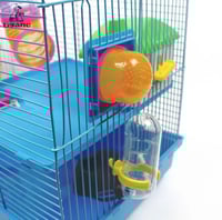 قفص هامستر وجربوع مكون من طابقين - حجم كبير Hamste...