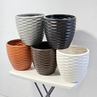 مركن حوض نباتات تصميم دايموند دائري بلاستيك مقاس 2...