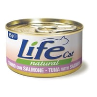 لايف كات معلبات تونة مع السلمون Life cat Tuna with...