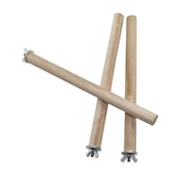 مجثم طيور مجثم ببغاء عصا خشب للطيور - 30 سم