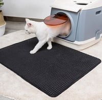 سجادة ليتر بوكس تمنع تناثر الرمل - حجم وسط