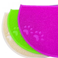 سجادة حوض رمل القطط دعاسة لتنظيف ارجل القطط حجم صغ...