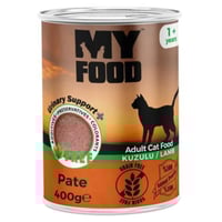 ‎ماي فوود معلبات قطط بالغة مهروس لحم الضأن 400 جرا...