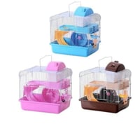 قفص متنقل للهامستر والحيوانات الصغيرة (حجم صغير)