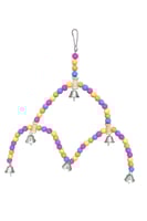 لعبة طيور خرز ملون مع أجراس – Bird Toy Colorful Be...