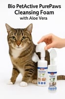 ‏Bio PetActive PurePaws Cleansing Foam 150ml بايو...