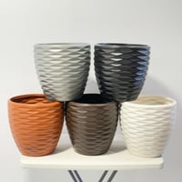 مركن حوض نباتات تصميم دايموند دائري بلاستيك مقاس 2...