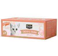 كت كات معلبات متعددة فيليه الدجاج مع السالمون 50x6...