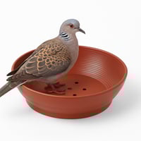 عش بديل الفخار بلاستيكي تعشيش للحمام