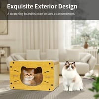 بيت خشبي للقطط - بيت للقطط - خداشة قطط