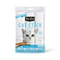 ‎كت كات ستيك مكافآت قطط اعواد الدجاج والسالمون - ن...