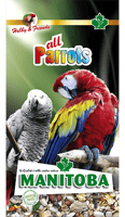 مانيتوبا خليط حبوب مشكل غذاء المكآو والببغاء الرما...