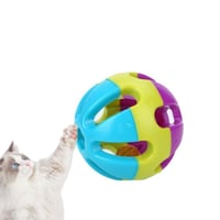 كرة لعب مع جرس للقطط والحيوانات الاليفة - قطعة واح...