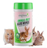 اسبري مناديل رطبة للحيوانات الصغيرة برائحة بودرة ا...