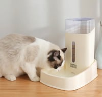 مأكلية للطعام الجاف ومشربية مع فلتر تصفية المياه -...