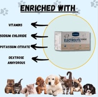 أنيامور إلكتروليت بودرة الجفاف للقطط والحيوانات ال...