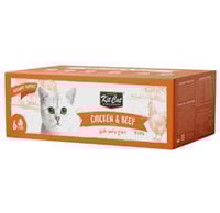 كت كات معلبات متعددة فيليه الدجاج مع اللحم البقري...