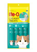 مي أو - مكافآت قطط كريمية بطعم سمك البونتينو 4×15غ...