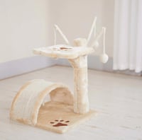 خداشة قطط ثنائية (مقعد وخداشة على شكل قوس مع سنارة...