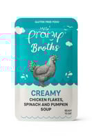 برامي شرائح الدجاج والسبانخ مع القرع في المرق - شو...