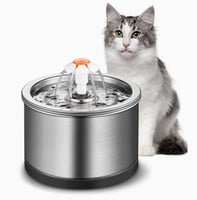 نافورة كهربائية ستاينلس ستيل - مع فلتر لترشيح المي...