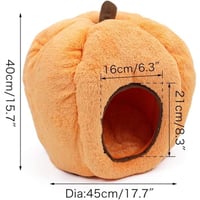 بيت للقطط على شكل يقطين بيوت قطط صغيرة وكبيرة مخمل...