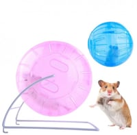 عجلة هامستر مع ستاند - كرة اللياقة للهامستر (حجم م...