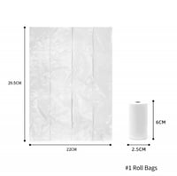 اكياس نفايات رمل القطط قابلة لإعادة التعبئة - رول...