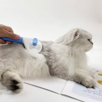 فرشاة كبس للتنظيف الذاتي - مشط للقطط والحيوانات ال...