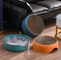 كرسي القطط مع وسادة ناعمة ولوح خدش - عالي الجودة