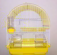 قفص طيور بحواف دائرية الشكل - الوان متعددة