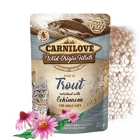 كارنيلوف اظرف رطبة سمك السالمون المرقط مع زهرة الق...