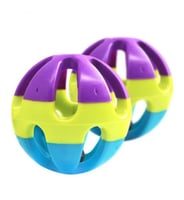 كرة لعب مع جرس للببغاوات الصغيرة والمتوسطة - قطعة...