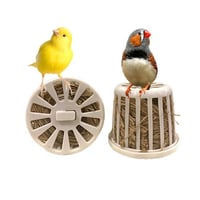 اعشاش الزيبرا والكناري - قش اقفاص الطيور - خيوط وم...