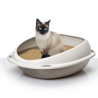 حوض رمل القطط ايطالي ليتر بوكس مكشوف مع اطار GeorP...