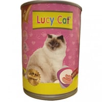 لوسي كات طعام قطط باللحم 375غ - Lucy Cat wet food...