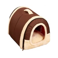 بيت قطط على شكل حقيبة متنقلة - بني سادة احجام متعد...