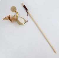 سنارة قطط مع كرة محشوة وريش – لعبة ترفيهية لتحفيز...