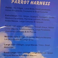 سلسلة ببغاء هارنس مشد هارنيس طوق طيور الزينة Parro...