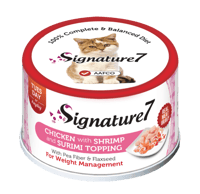 سيقنتشر7 طعام رطب للقطط الدجاج والروبيان 70جم Sign...