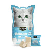 ‎كت كات مكافآت قطط مكعبات الزبادي المجففة - نكهات...