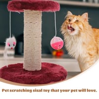 خداشة للقطط بتصميم هادئ مع سطح من الفرو الناعم - ح...