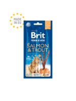 بريت بريميوم مكافأة قطط اعواد سمك السلمون والمرقط...