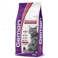 جيمون طعام جاف للقطط المعقمة بالديك الرومي Gemon S...