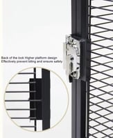 قفص طيور قفص ببغاء حديدي لتربية الطيور صندوق نقل ط...