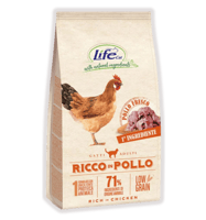 لايف كات طعام جاف للقطط البالغة نكهة الدجاج تركيبة...