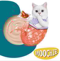 موتشي مكافآت قطط كريمة التونه وسرطان البحر Moochie...